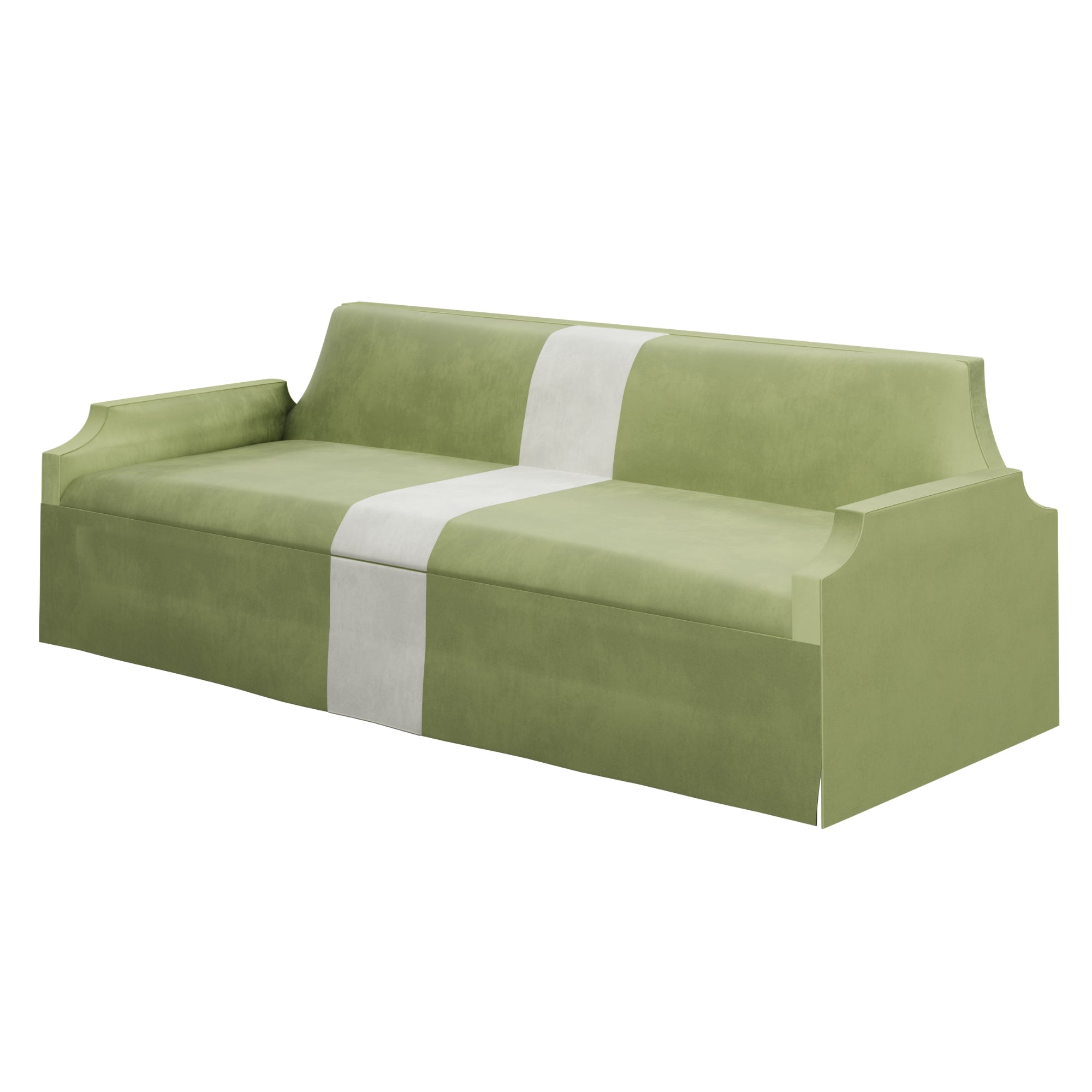 #color_chartreuse-velvet-with-snow-white-velvet-stripe