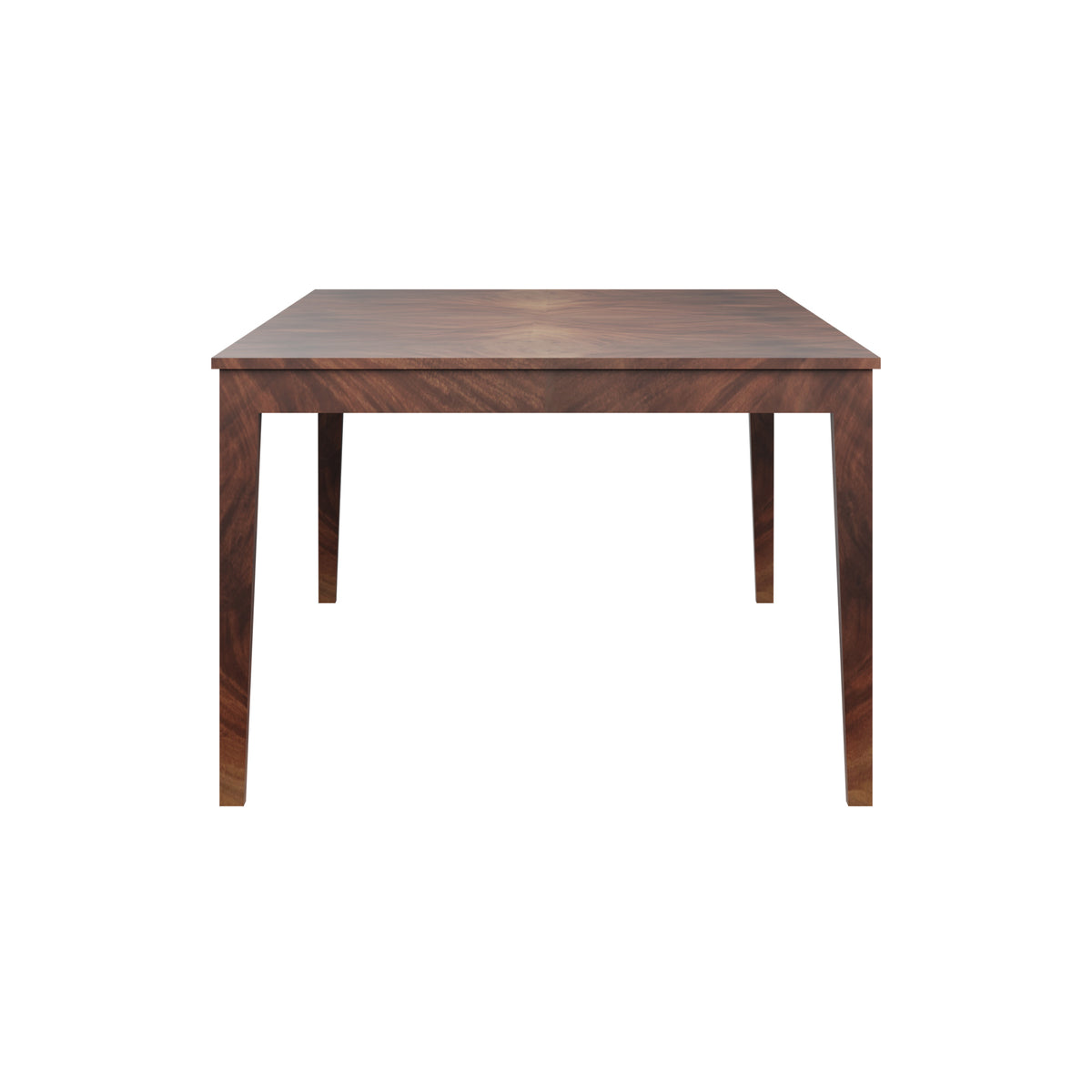 Etta Dining Table Top Shelf Mahogany Transitional Table Scout