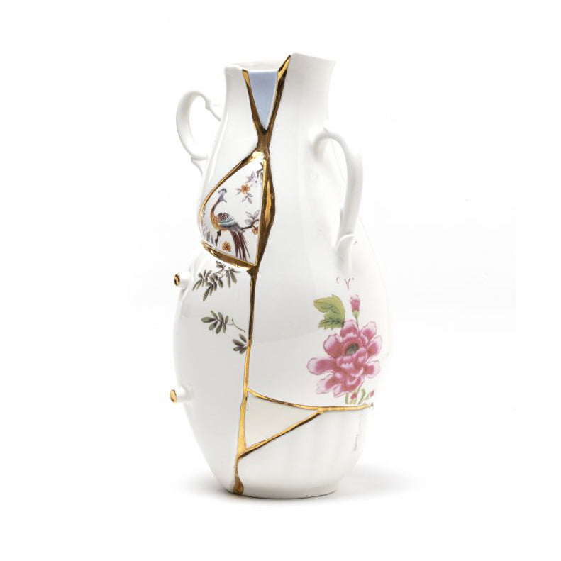 Kintsugi Vase in Porcelain - Large  Unique Vase from Seletti – Scout  Design Studio