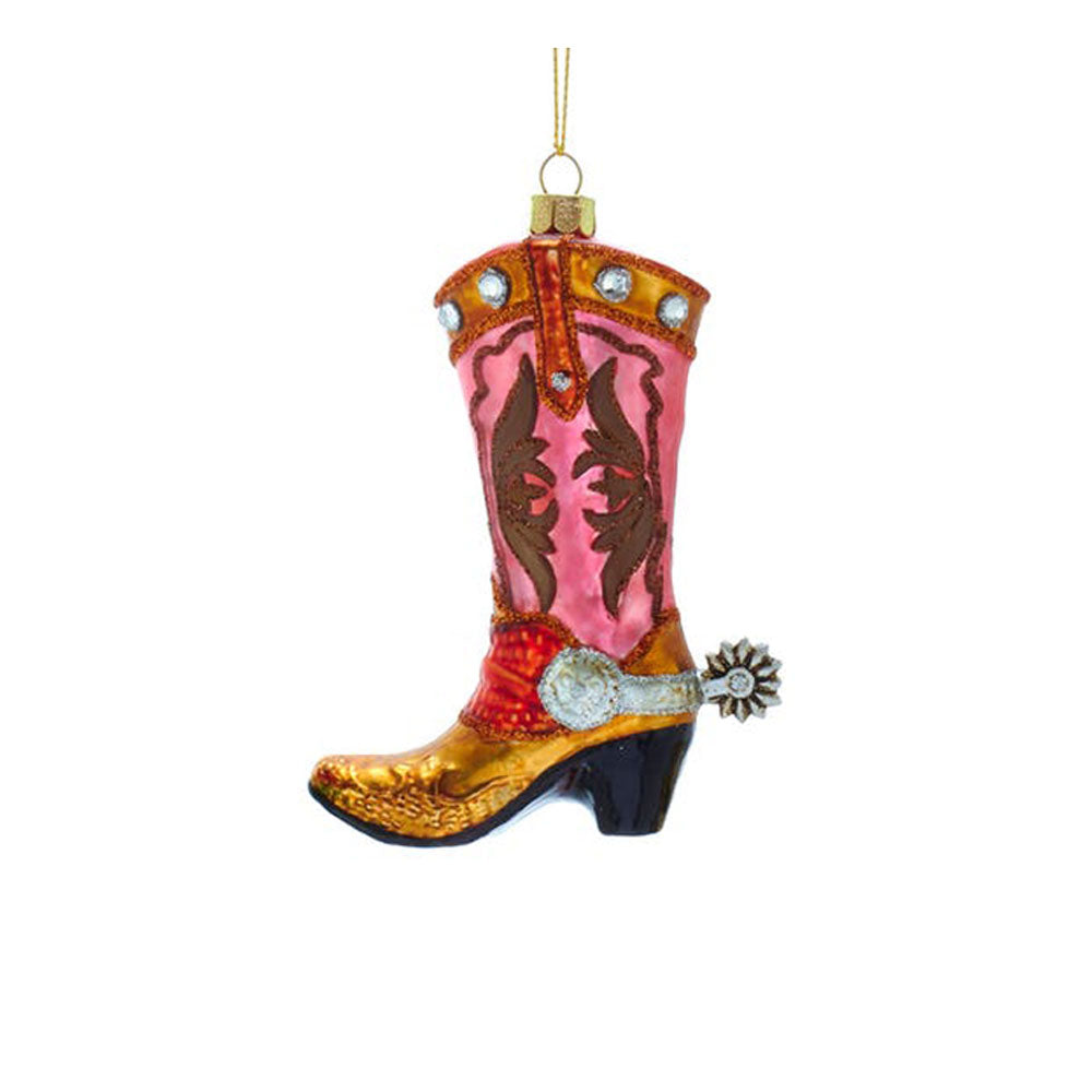 Pink Ornate Cowboy Boot Ornament – Scout Design Studio
