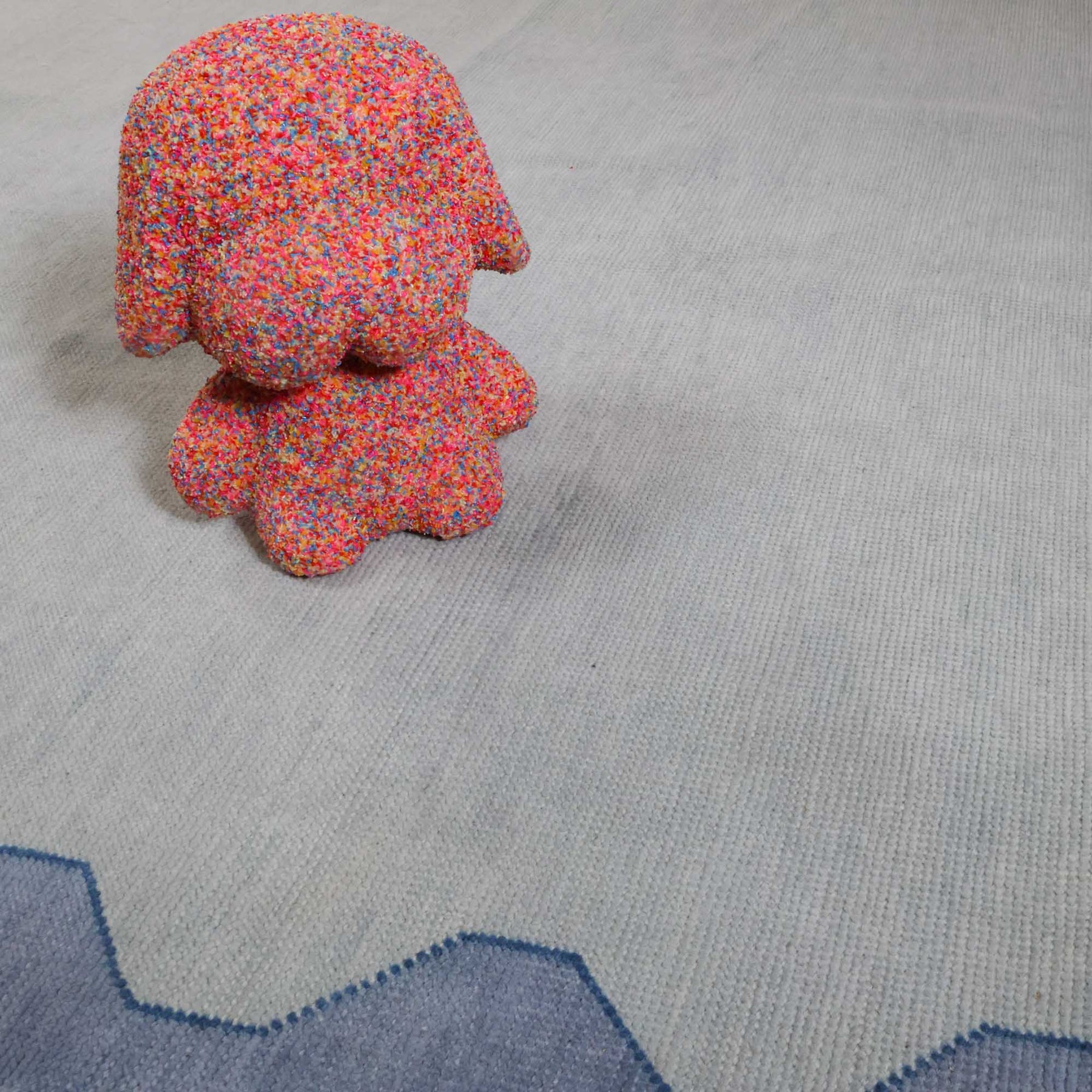 Andrews Ice Blue Turkish Knot Rug – Scout Design Studio