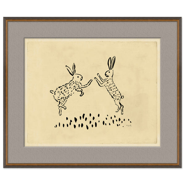 Bunny High Five' by Yuki Osada | Printed Wall Art – Scout Design