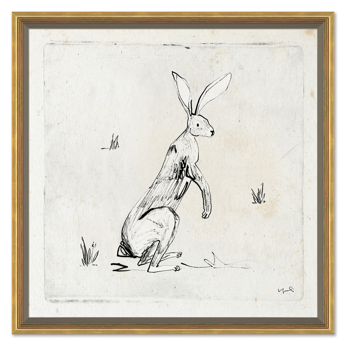 Bunny Inmotion Bunny in Motion Series - Ready | Printed Wall Art – Scout Design Studio