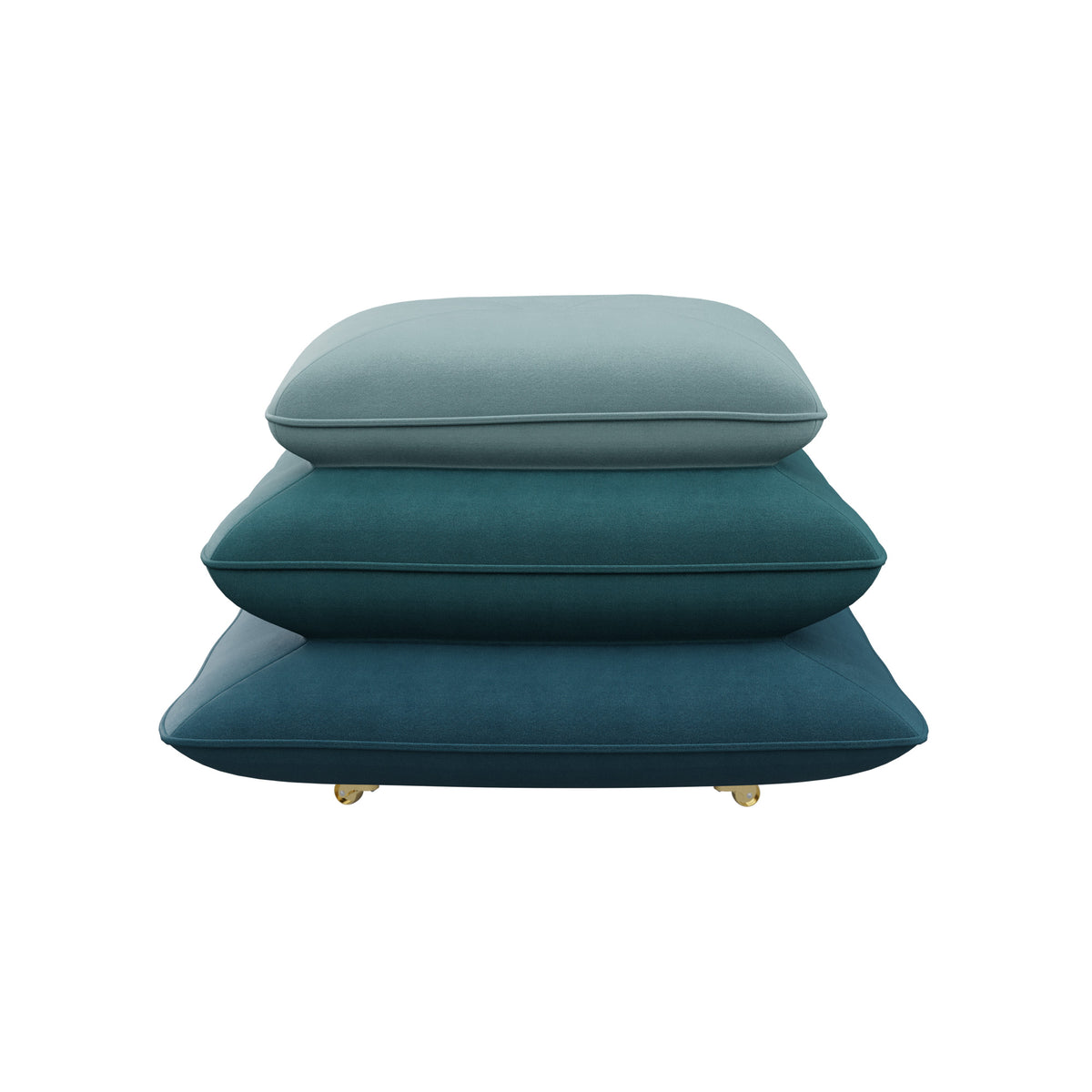Custom Genie Ottoman | Custom Ombre Bench