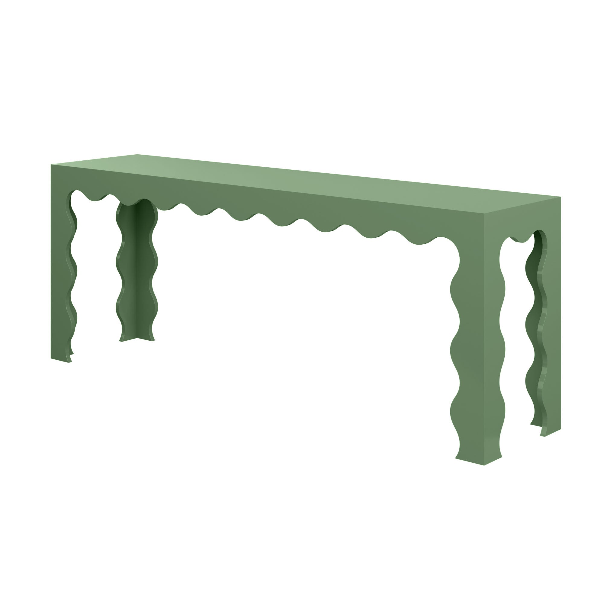 Elizalde Console Table | Custom Scalloped Console Table – Scout