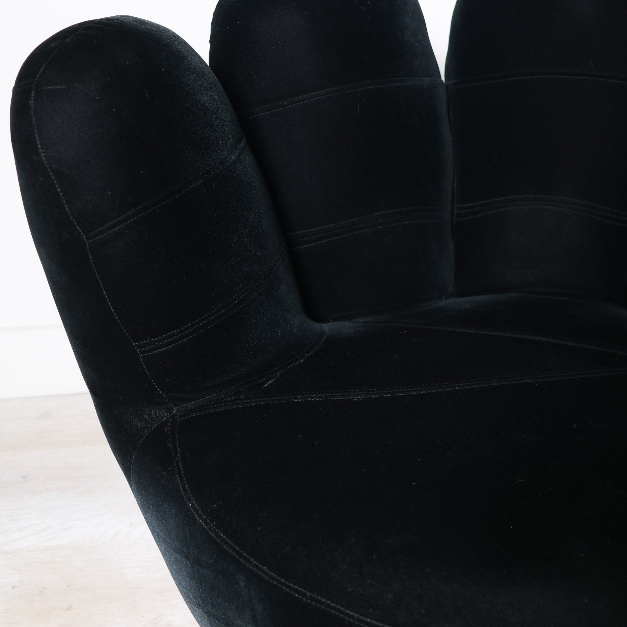 Velvet Hand Chair Unique Vintage Furniture – Scout Design Studio