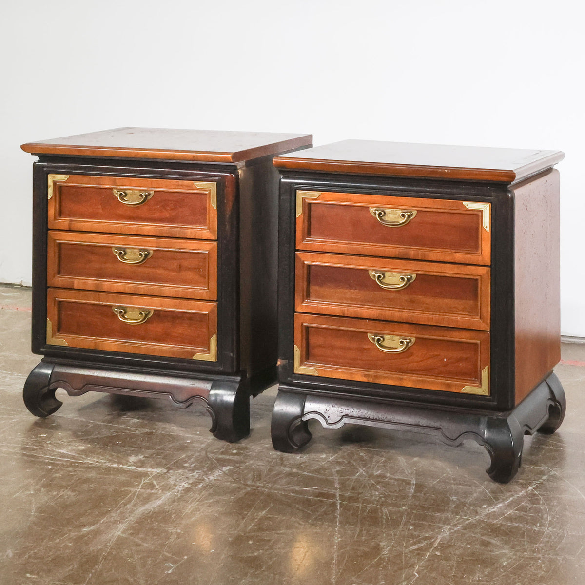 Asian Style Nightstands Vintage Furniture Scout Design Studio