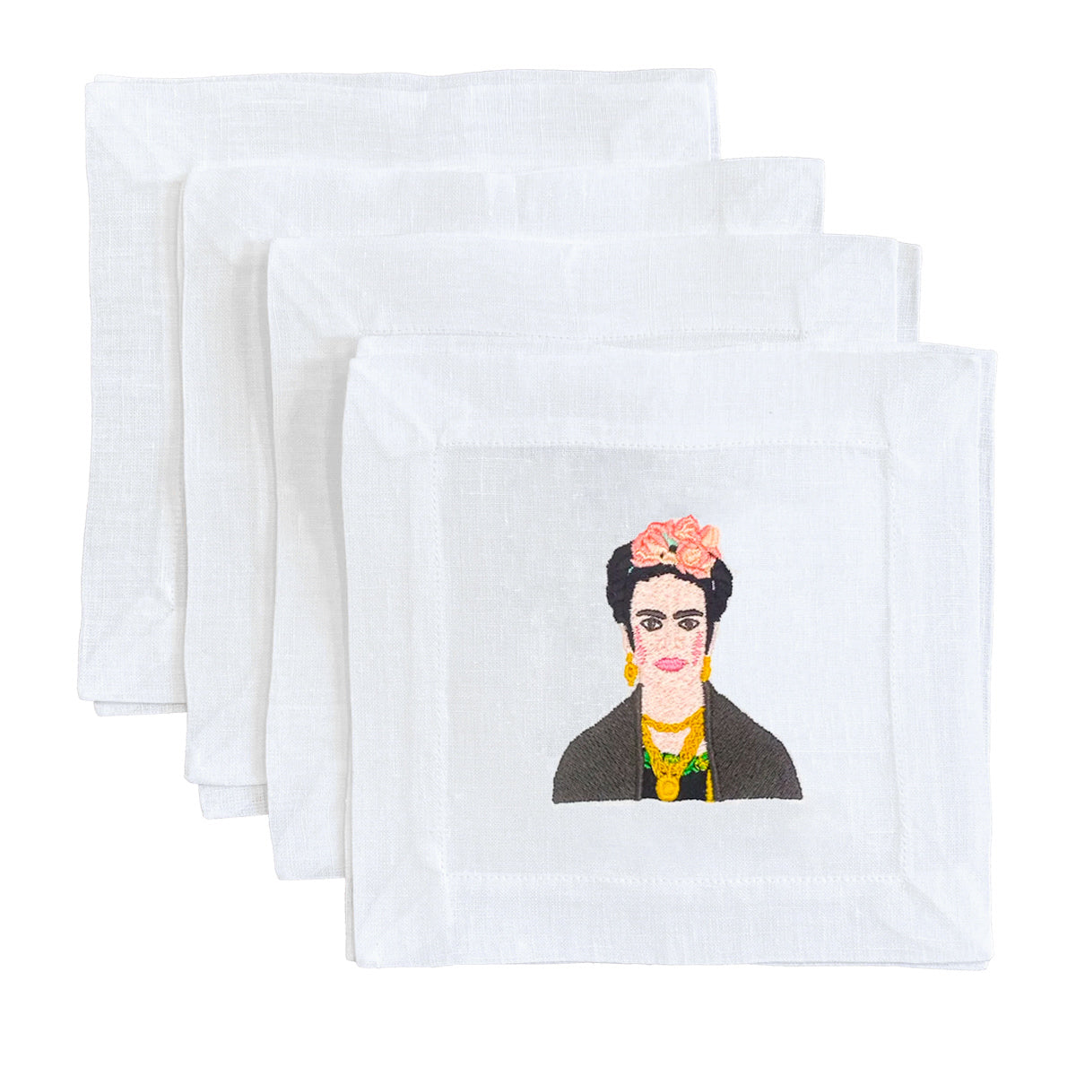 Frida Kahlo Cocktail Napkins - Set of 4