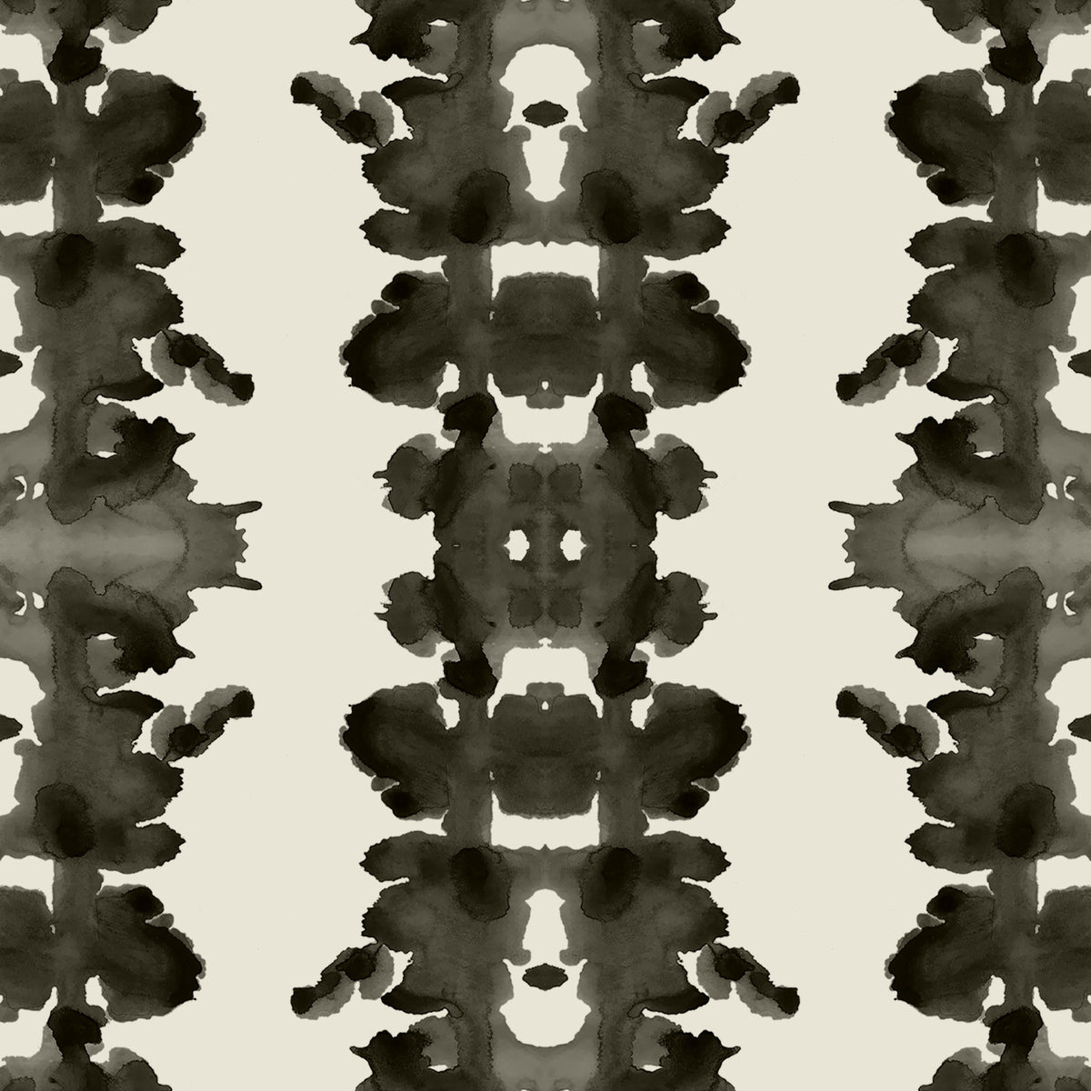Inkblot in Soot Fabric | Unique & Unusual Fabric – Scout Design Studio