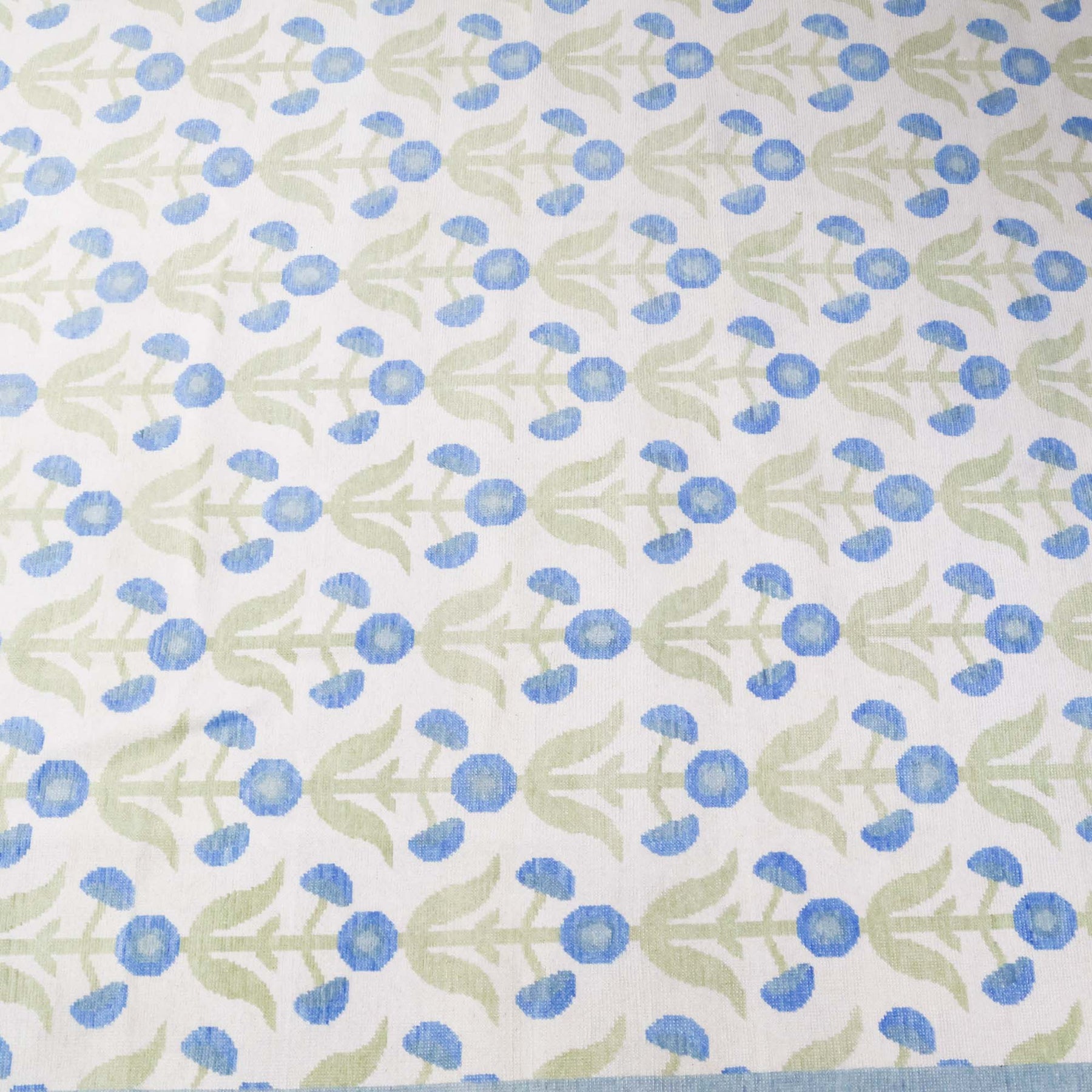 Margaret Blue Turkish Knot Rug – Scout Design Studio