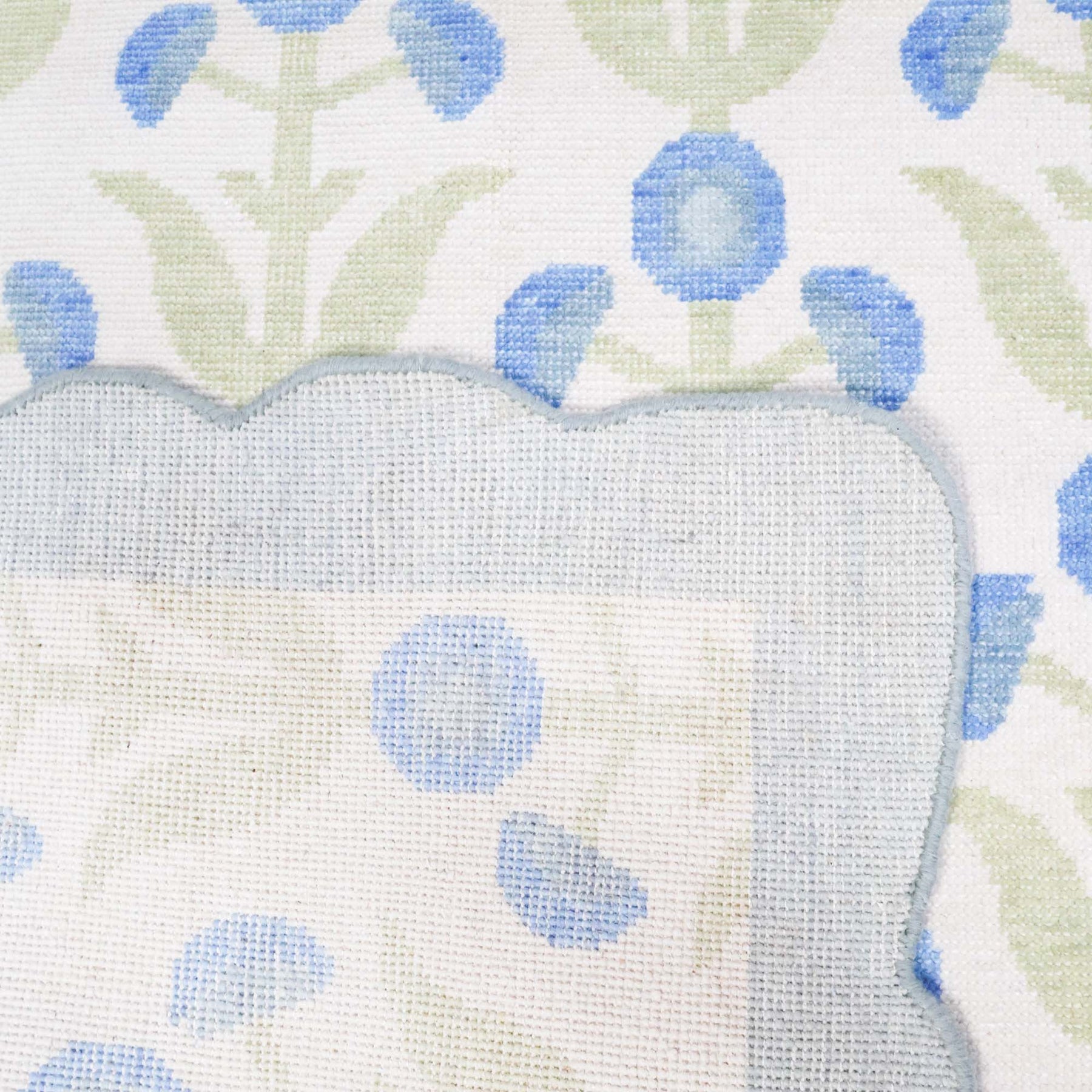 Margaret Blue Turkish Knot Rug – Scout Design Studio