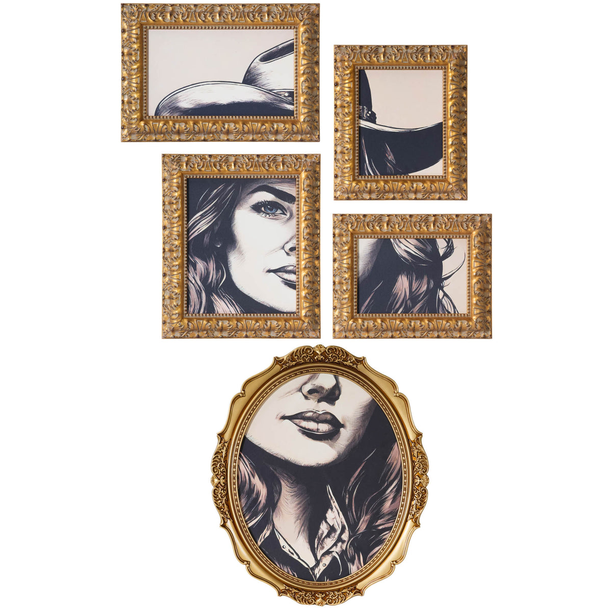 Pearl - Multi Frame Portrait | Unique Wall Art – Scout Design Studio