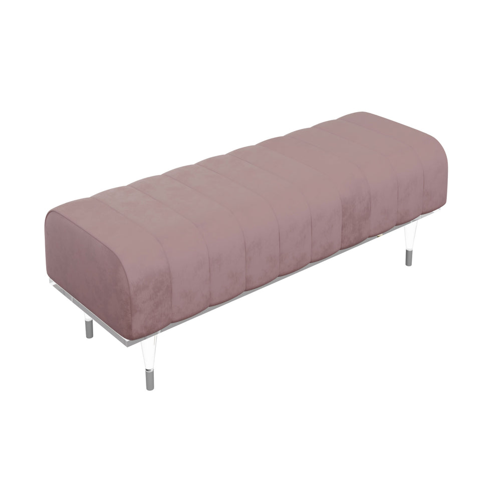 Tea Time Bench in Rose | Acrylic Bench – Scout Design Studio