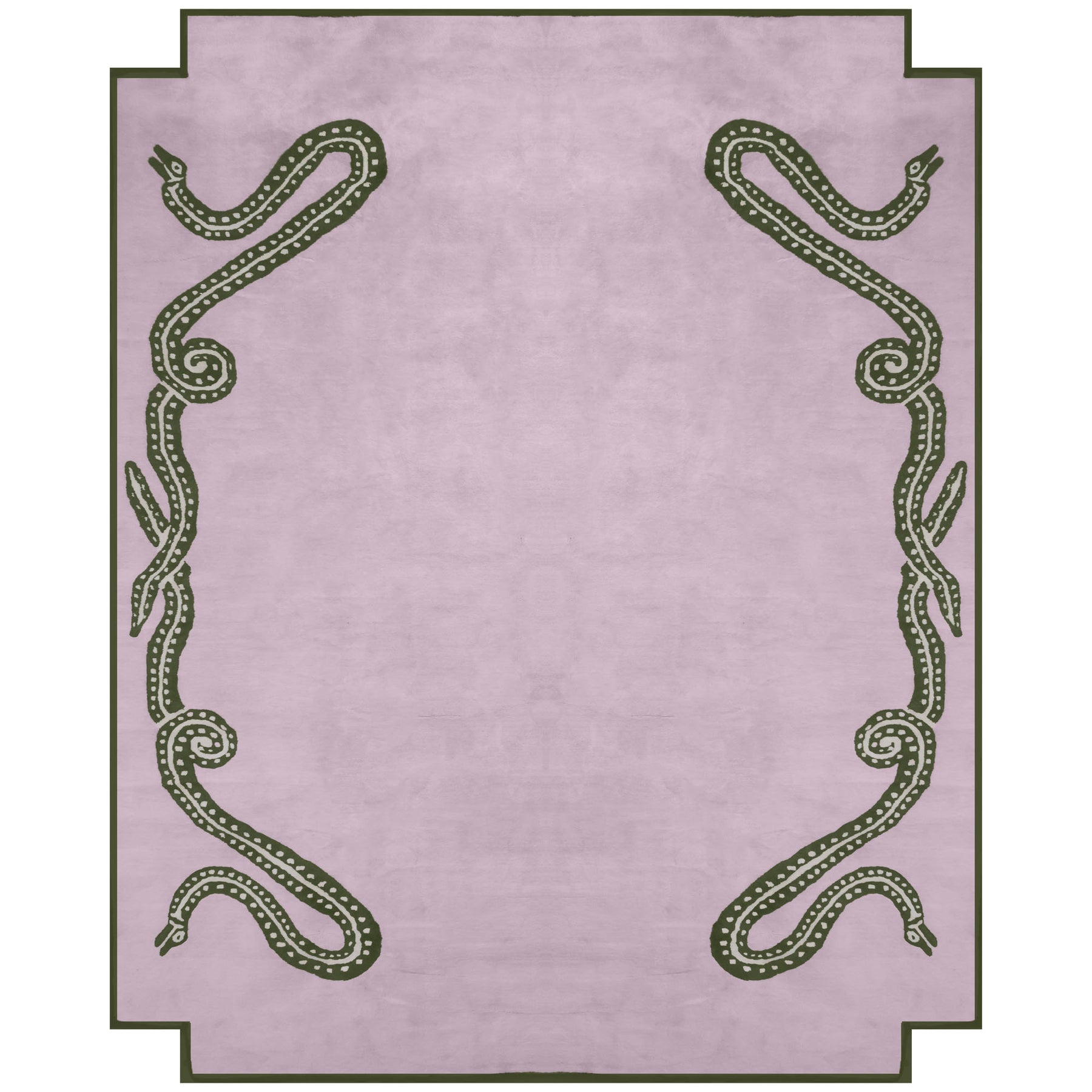 Viper Lilac Tufted Knot Rug | Lavender Snake Rug – Scout Design Studio