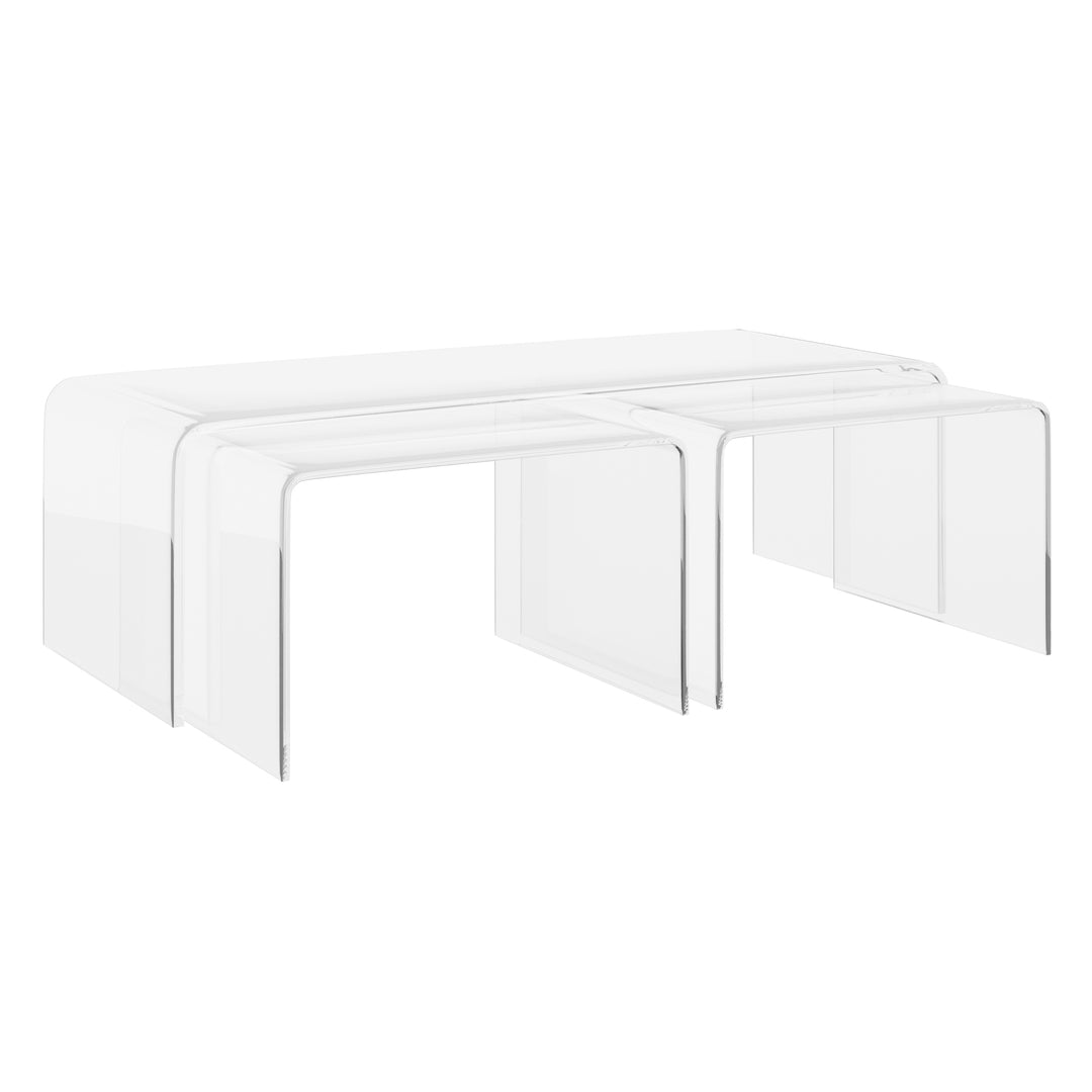 White Acrylic Table Bristol 36