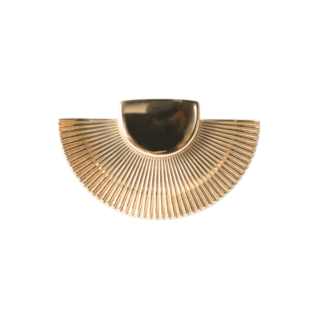 Brass Fan Knob  Unique & Contemporary Brass Hardware – Scout
