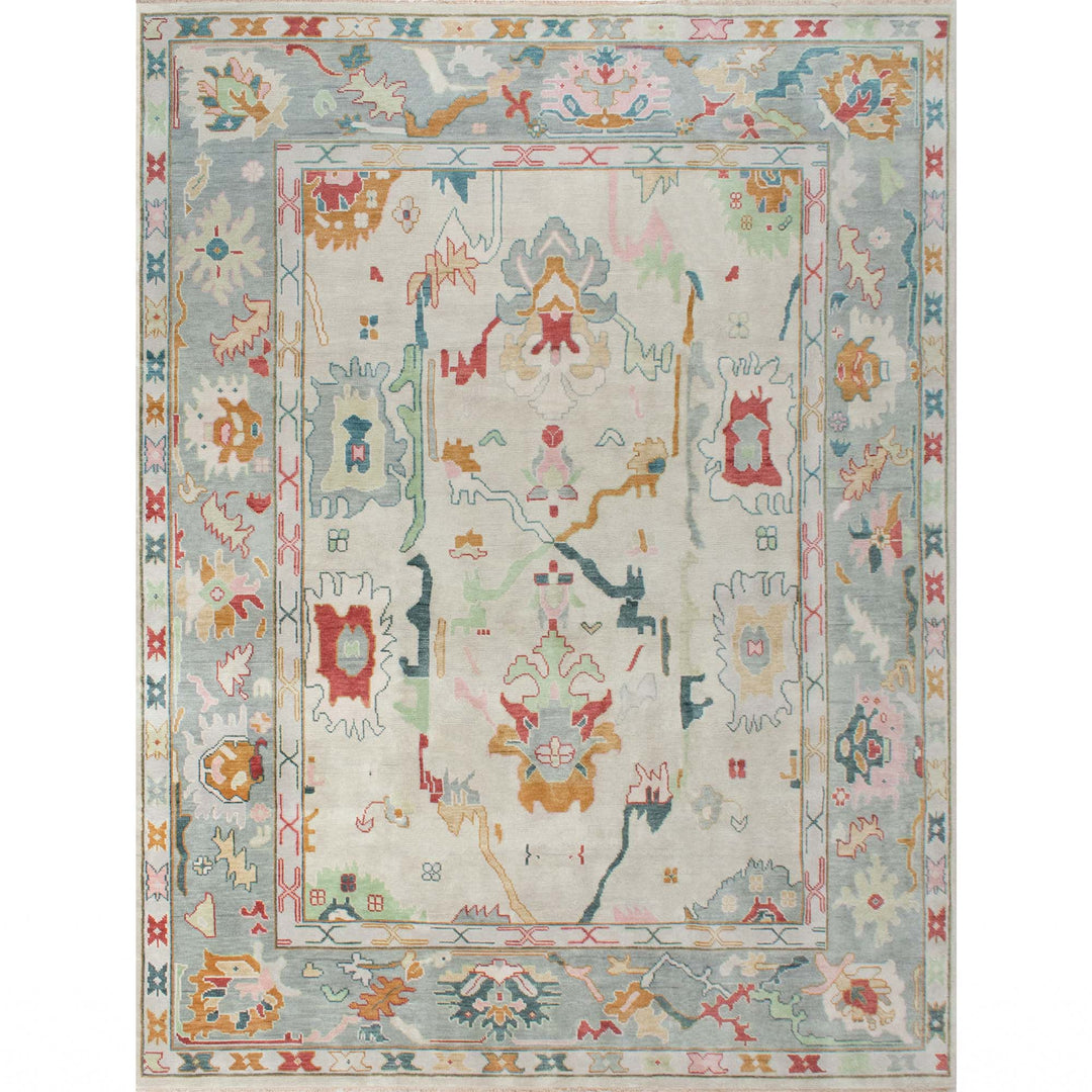 Knot vintage Turkish popular rug