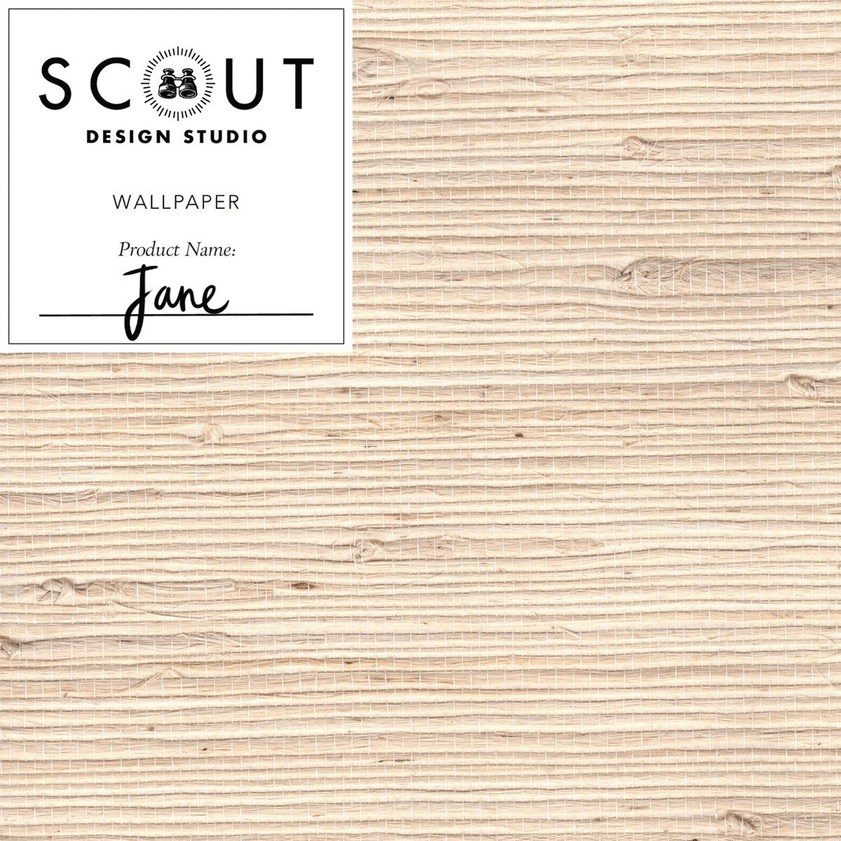 Jane Grasscloth Sample | Finish Sample – Scout Design Studio