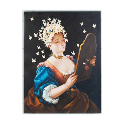 Lady Jean | Butterfly Portrait Wall Art