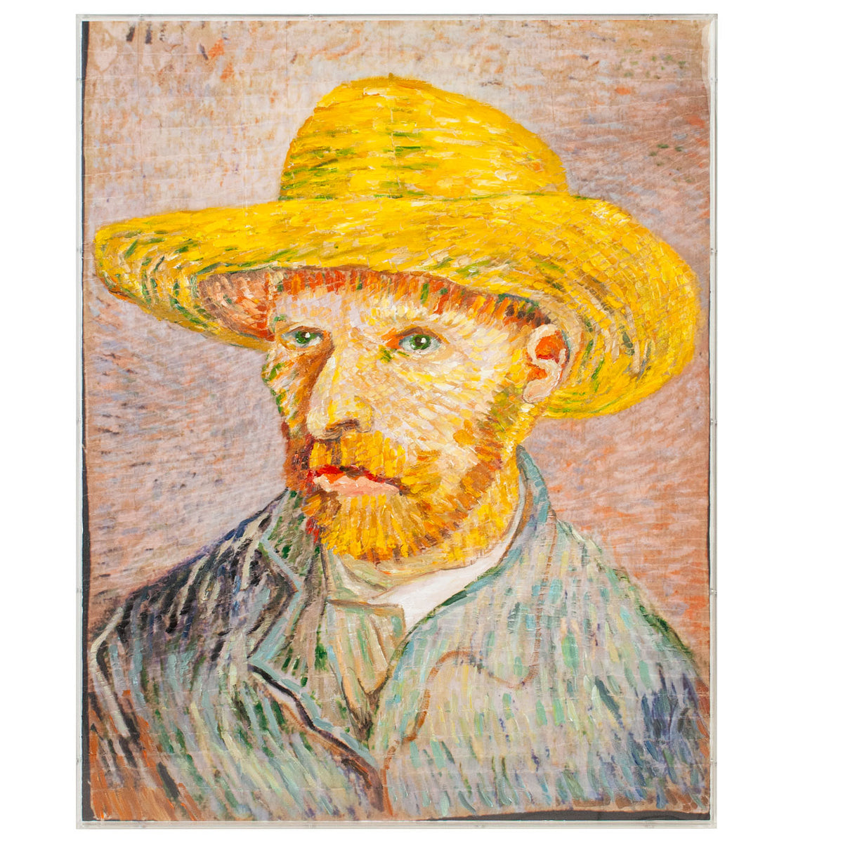 Paper Vince in Straw Hat Unique Wall Art Scout Design Studio