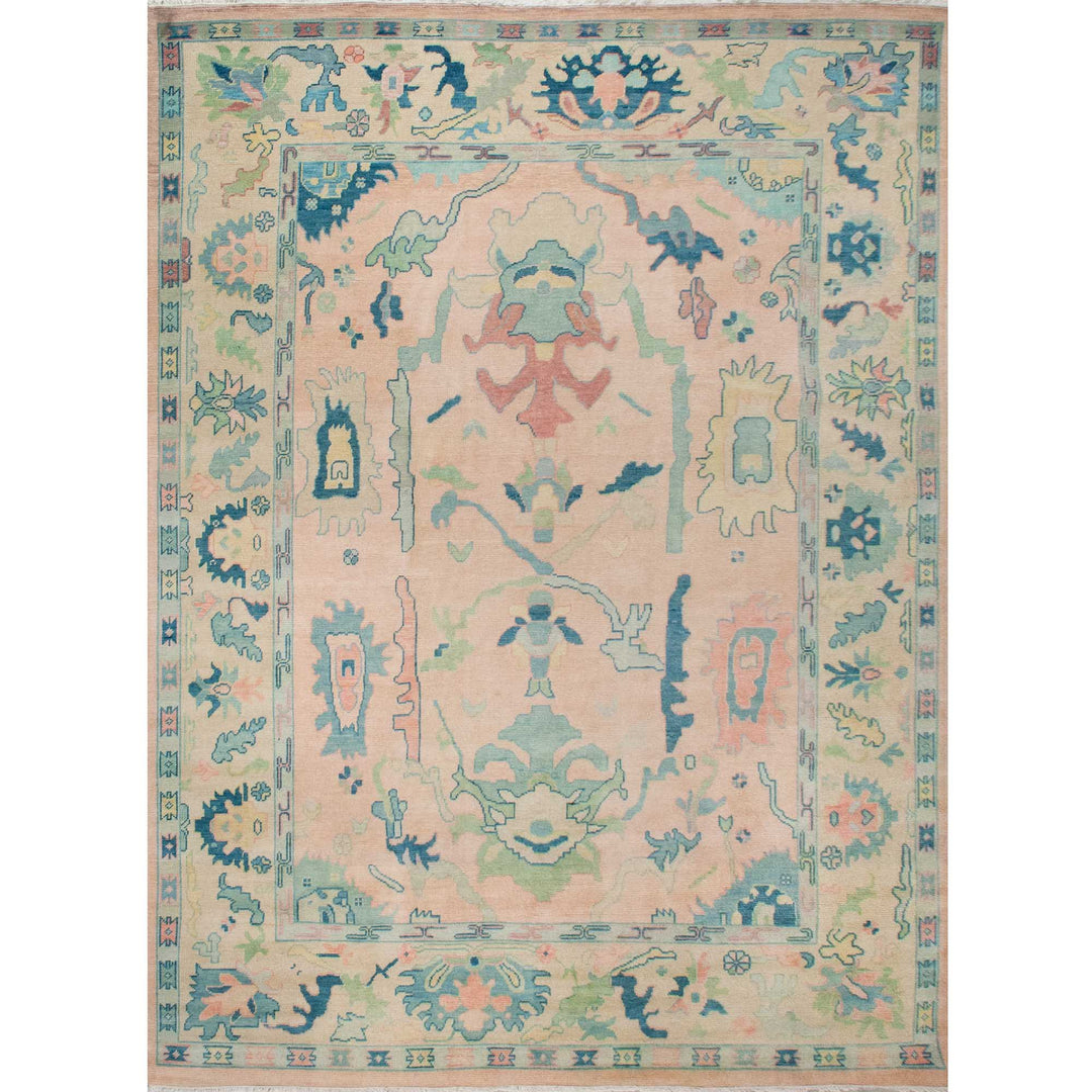 Knot vintage Turkish popular rug